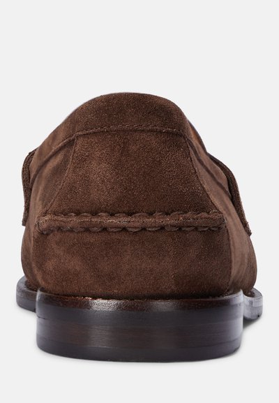 Polo Ralph Lauren ALSTON SUEDE PENNY LOAFER - Zapatos sin cordones - dark brown