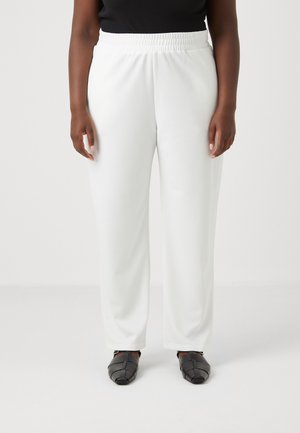 CARLAMA STRAIGHT - Broek - cloud dancer