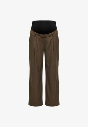 ONLY MATERNITY, OLMLINDA STRAIGHT FIT, brązowy