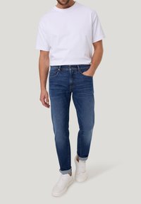 Pierre Cardin LAVAL - Slim fit jeans - ocean blue used buffies