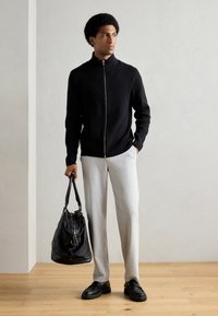 Lindbergh ZIP CARDIGAN - Neuletakki - black