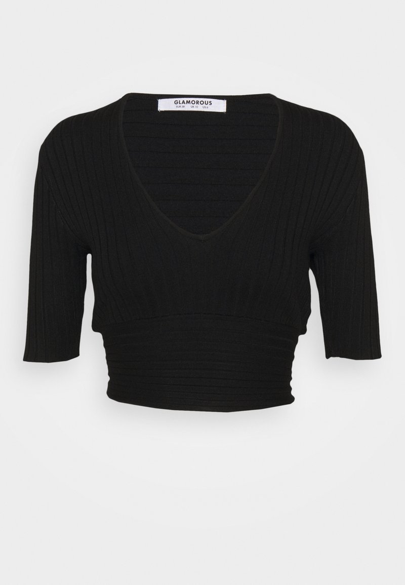 Glamorous T-shirt basic zwart Glamorous T-shirt basic zwart