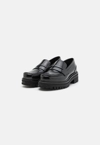 Zign LEATHER - Jalga libistatavad jalanõud - black