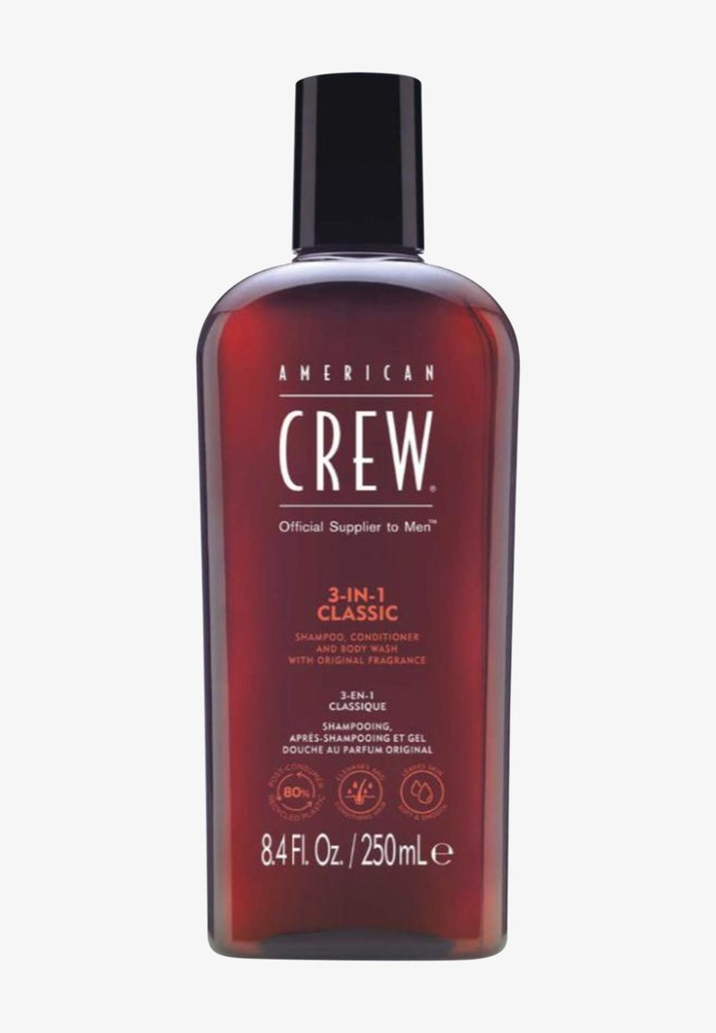 American Crew - 3-IN-1 SHAMPOO, CONDITIONER AND BODY WASH - Docciaschiuma, Ingrandire