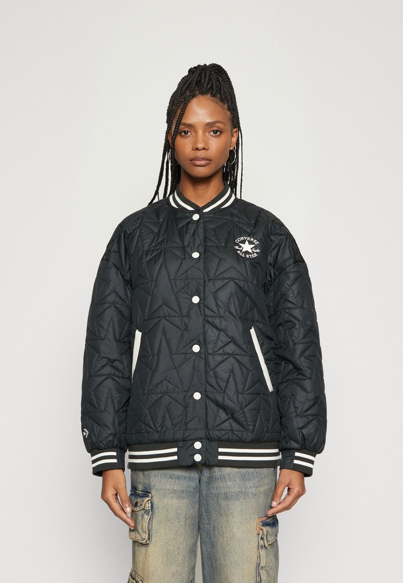 Converse PADDED BASEBALL JACKET Bomberjacka black/svart Zalando.se