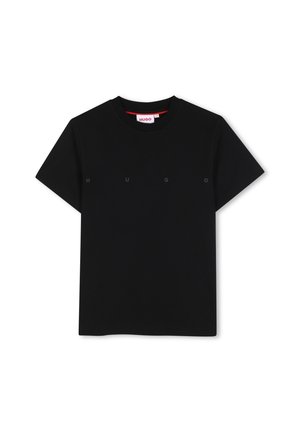 HUGO Kids, TEE-SHIRT MANCHES COURTES - T-shirt imprimé - black
