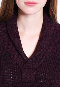 G-STAR Stickad tröja - bordeaux