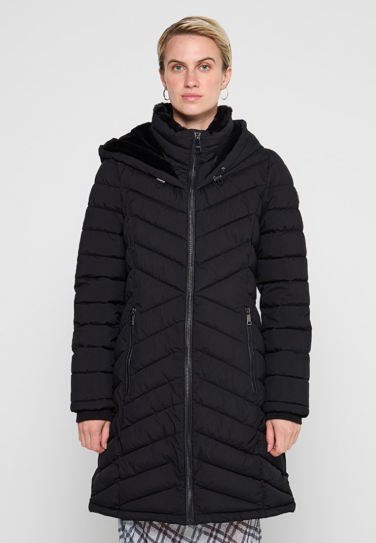 DKNY Wintermantel zwart DKNY Wintermantel zwart