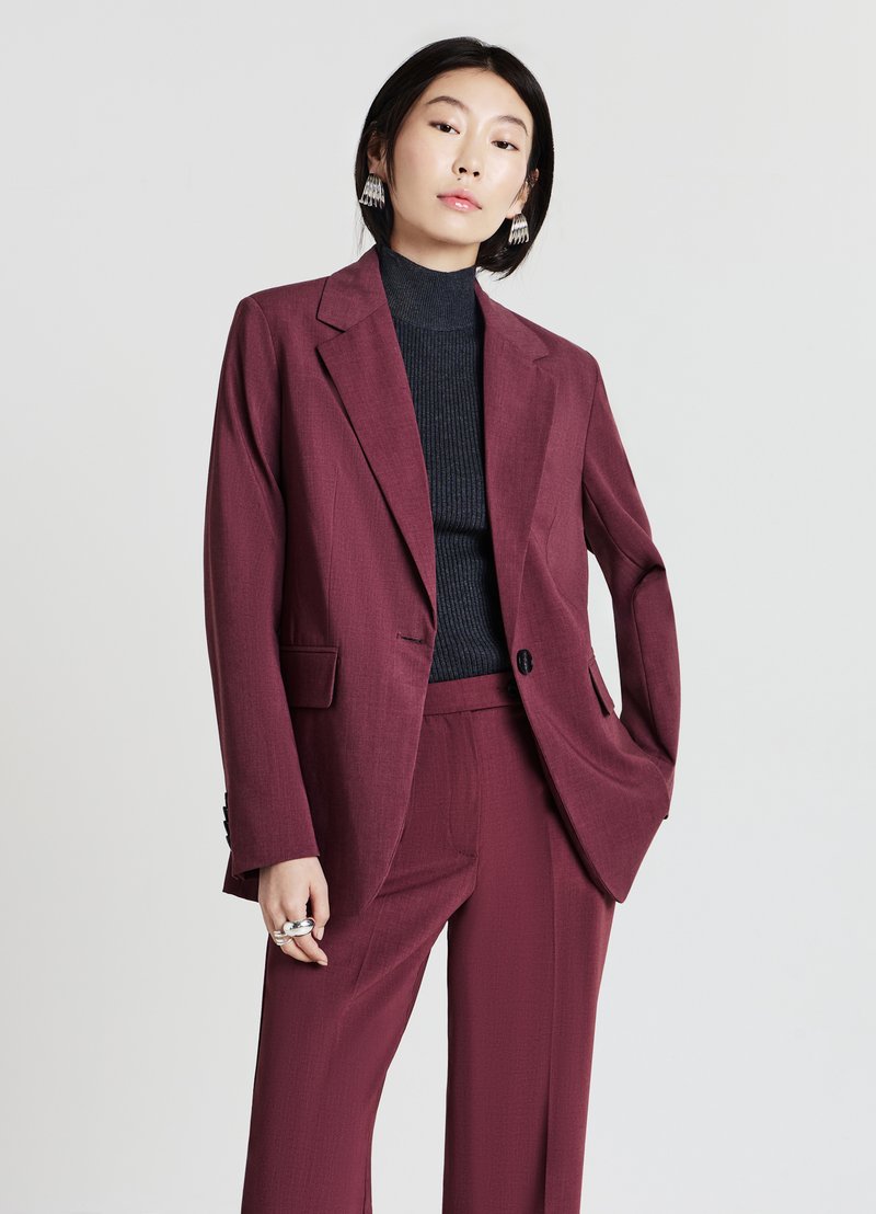 Calliope MONOPETTO UNITA - Blazer - bordeaux melange
