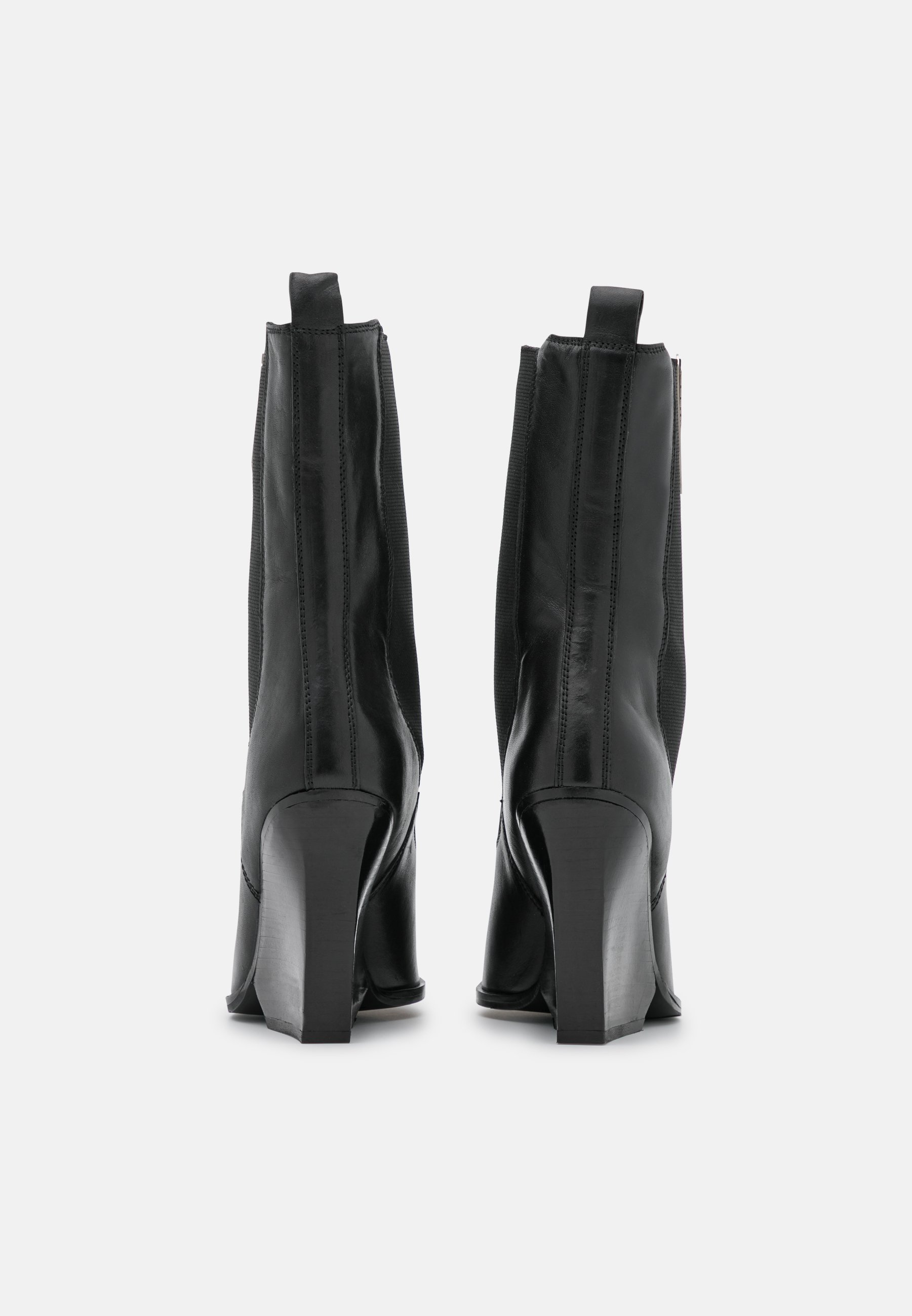 Bronx MALIBOO WEDGE - Enkellaarsjes met sleehak - black/Zwart - Zalando.nl