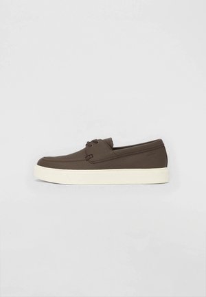 Calvin Klein HYBRID LACE UP - Casual lace-ups - rocky brown