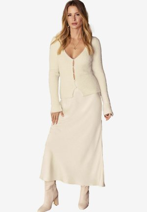 REGULAR FIT - PEARL BUTTON  - Kofta - cream
