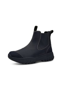 Woden MAGDA - Botines con plataforma -  dark navy coffee cream