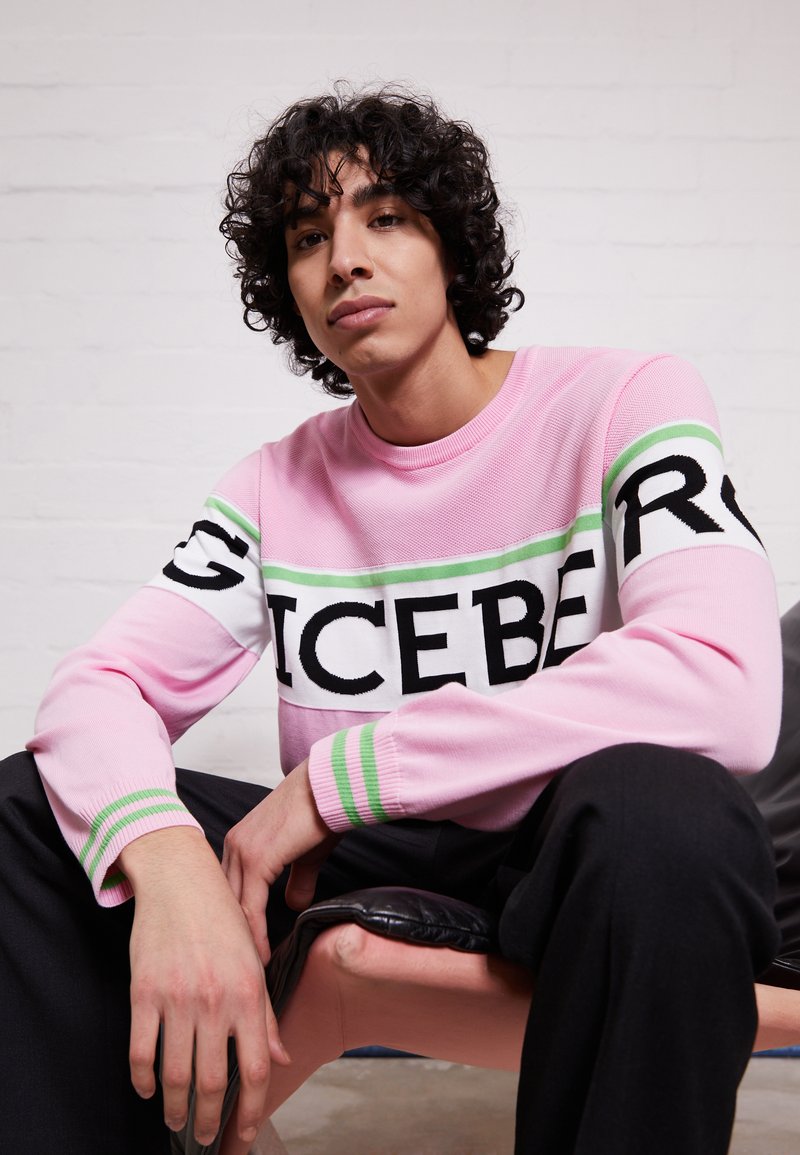 Herren T-shirts & Polos | Iceberg MAGLIA GIROCOLLO Strickpullover fantasia/pink - JH03785 Herren T-shirts & Polos | Iceberg MAGLIA GIROCOLLO Strickpullover fantasia/pink - JH03785