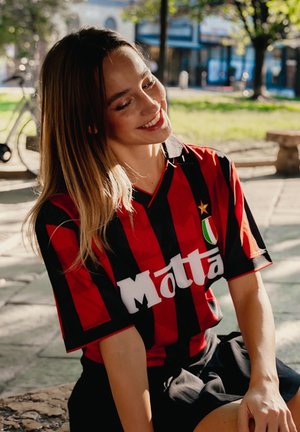 COPA Football, AC MILAN 1994 RETRO FOOTBALL SHIRT - Poloshirt - black - red