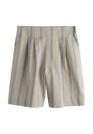 Šortky - blue beige stripe