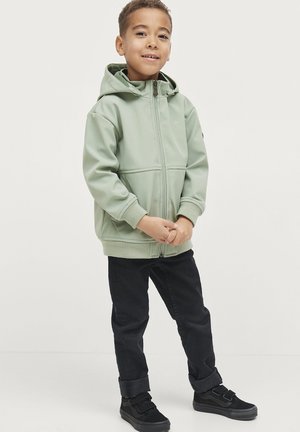 Soft shell jacket - graugrün