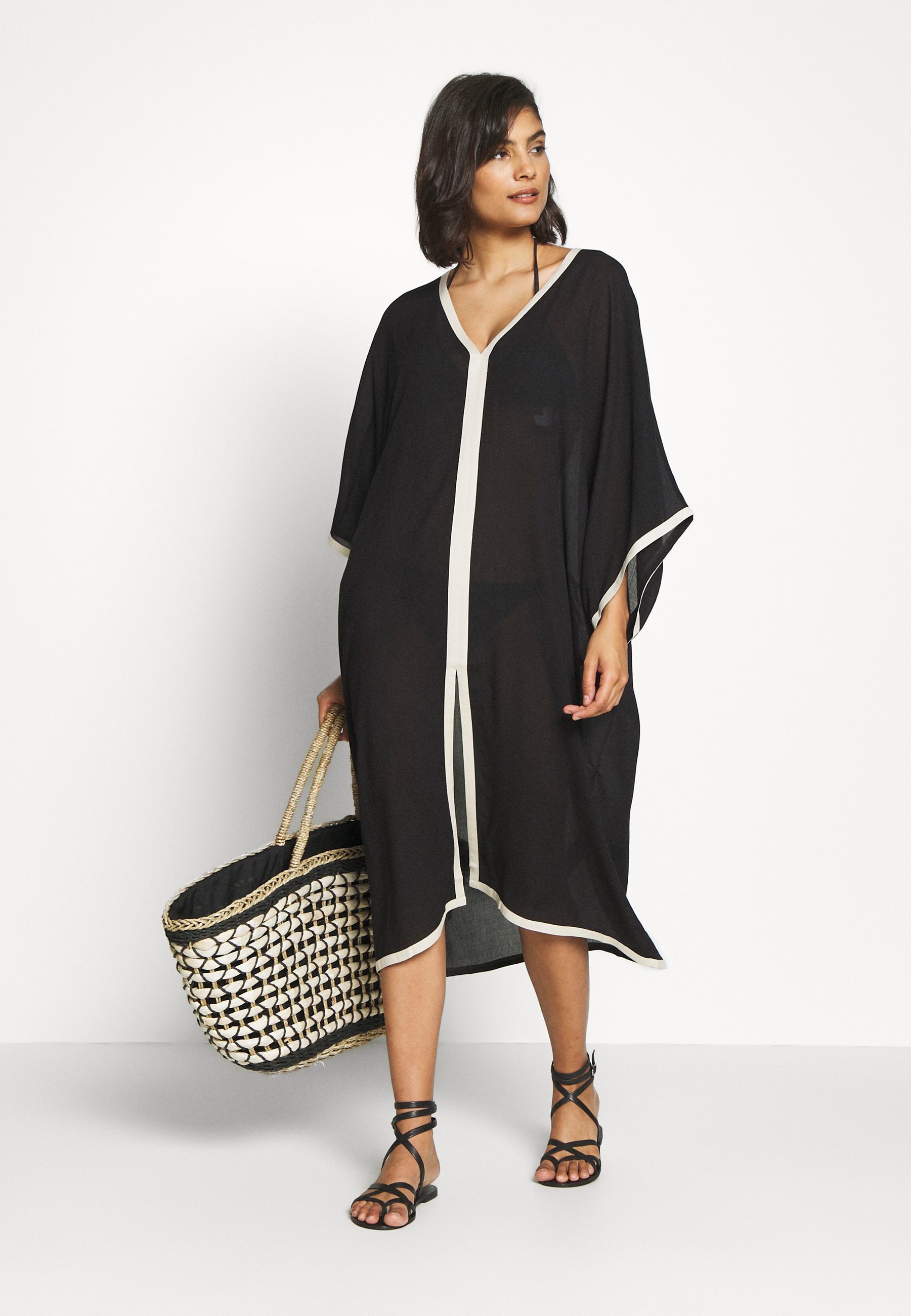 black beach kaftan