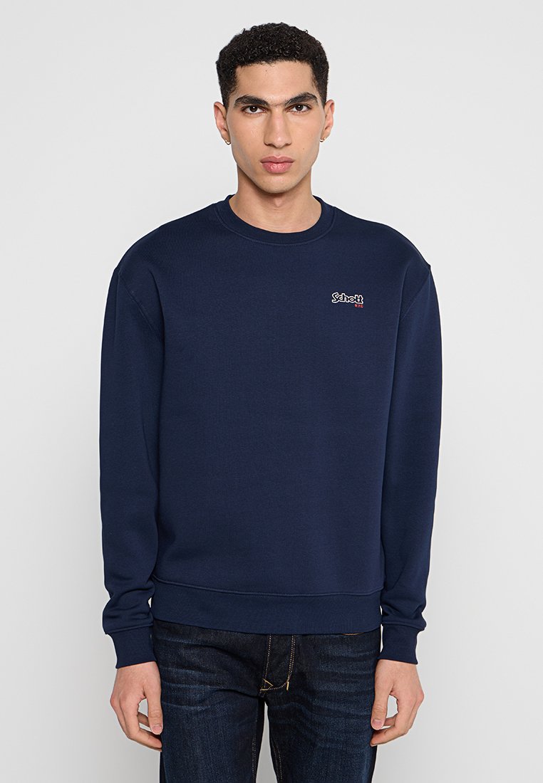 Schott Sweater donkerblauw