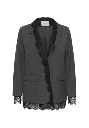 Kaffe Curve, KCRIELLA BLAZER - Manteau court - dark grey melange