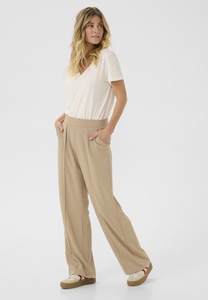 Cream CRSIKI - Trousers - silver mink