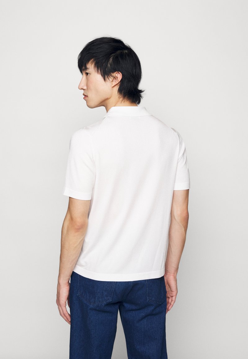 Herren T-shirts & Polos | sandro PABLO ZIP Poloshirt ecru/offwhite - KE30422 Herren T-shirts & Polos | sandro PABLO ZIP Poloshirt ecru/offwhite - KE30422
