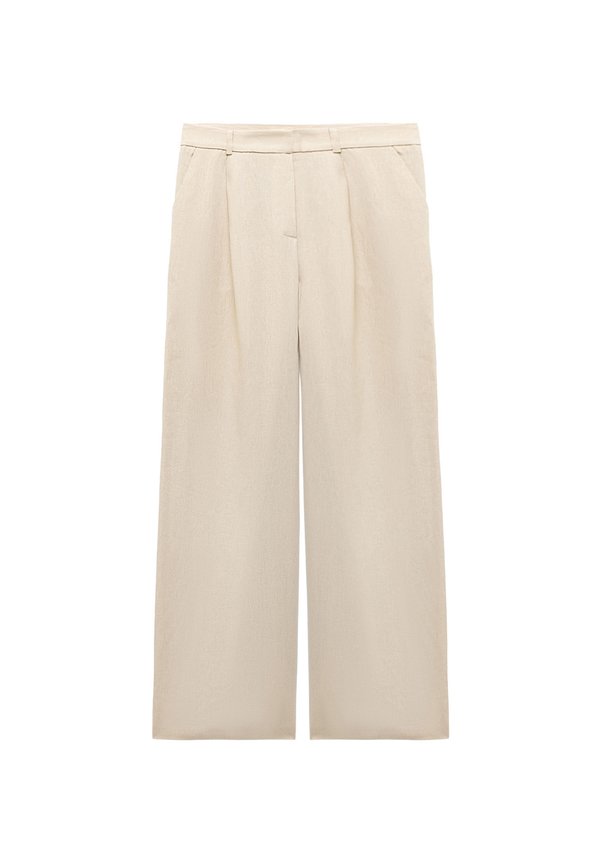 WIDE - Stoffhose - beige