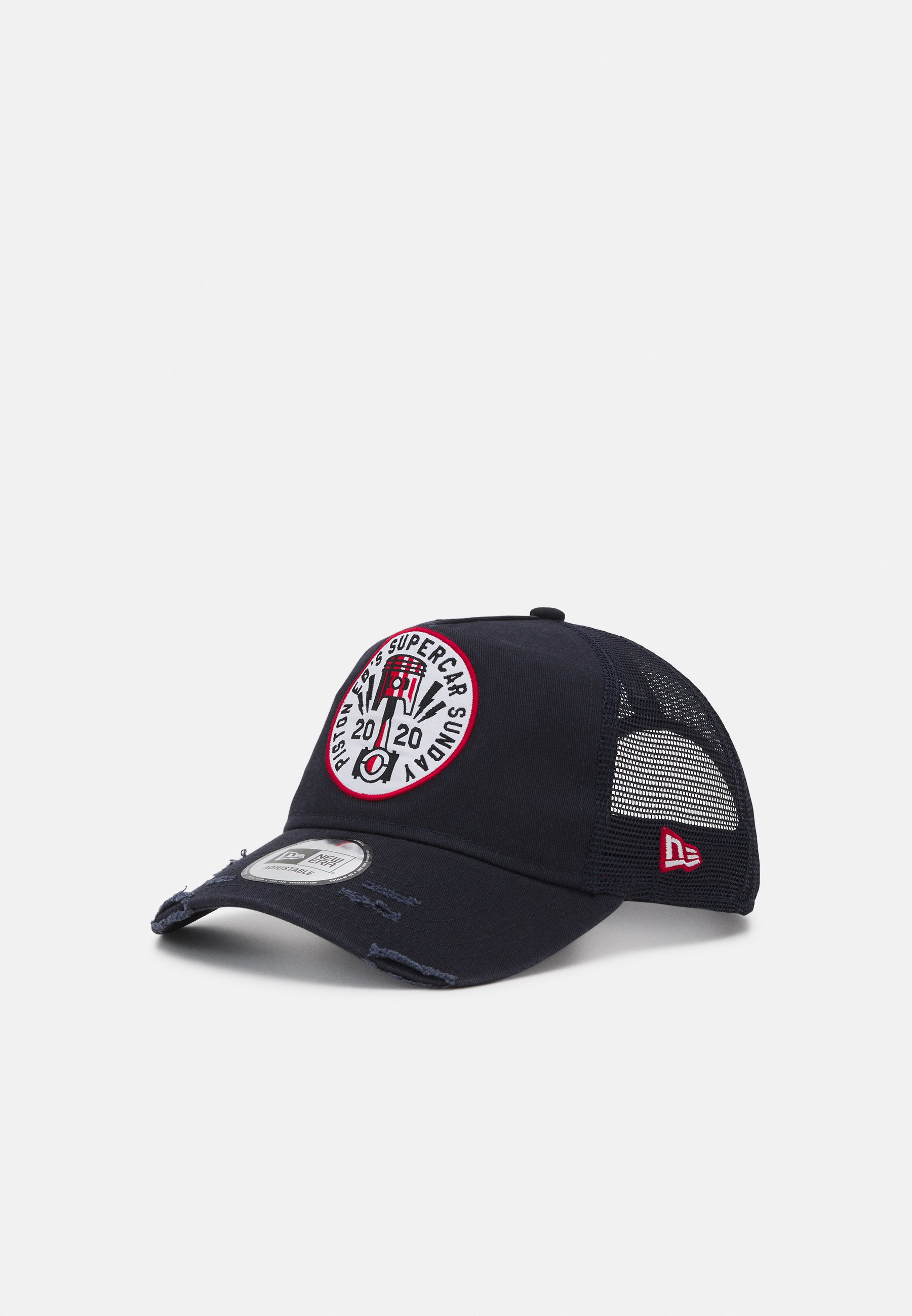 New Era RACE PATCH TRUCKER UNISEX - Pet - dark blue/donkerblauw - Zalando.nl