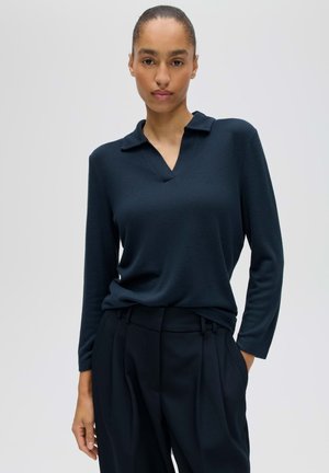 OPUS, OPUS DREIVIERTELARMSHIRT SIRTINA - Polo shirt - coal blue