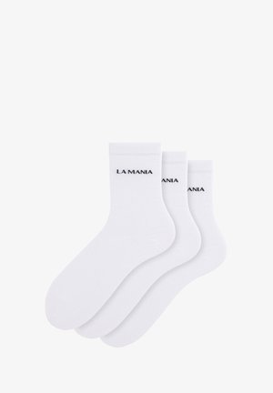 LA MANIA, 3 PACK - Strømper - white