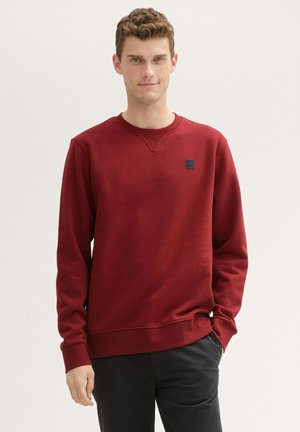 MIT LOGO BADGE - Sweatshirt - burgundy dark red