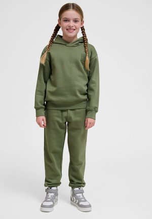 Hummel CLEAN - Hoodie - olivine