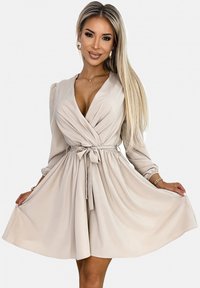 NUMOCO WITH BELT - Rochie de zi - beig