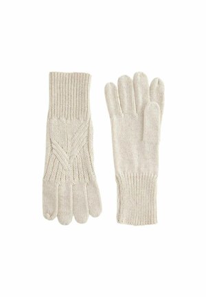 REGULAR FIT - Gloves - oatmeal sparkle