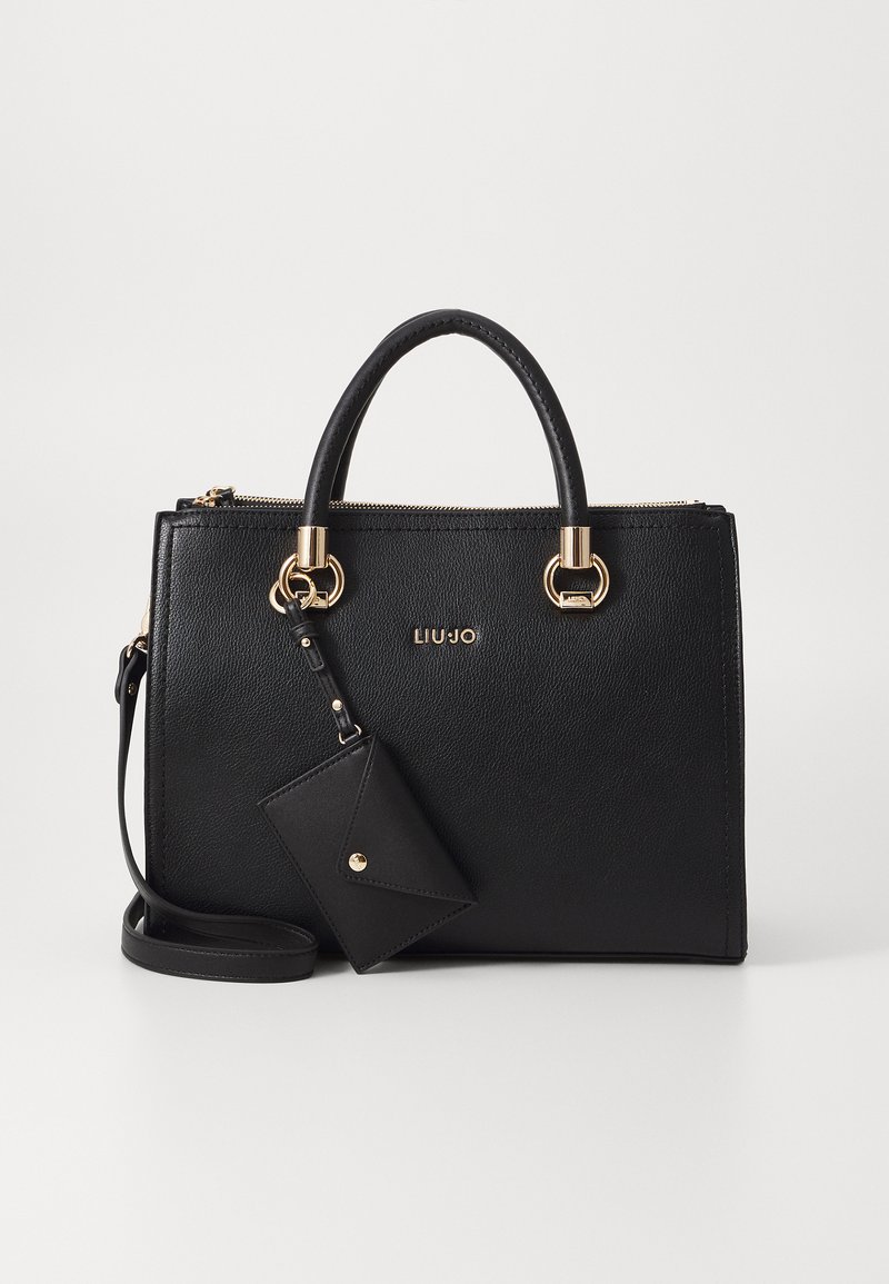 Sac à Main LIU JO Affidabile - Modèle Satchel Taille M - Couleur Deer (marron) - Polyester Texturé - Neuf étiqueté
