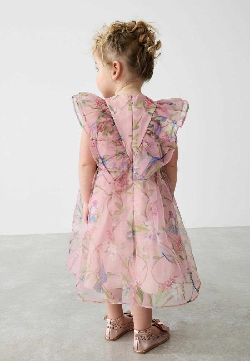 Baker by Ted Baker REGULAR FIT - FLORAL PRINTED ORGANZA - Day dress - pink - Zalando Baker by Ted Baker REGULAR FIT - FLORAL PRINTED ORGANZA - Day dress - pink - Zalando