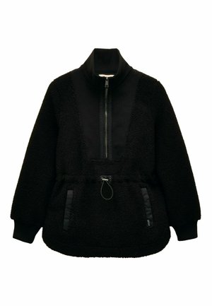 REGULAR FIT - Fleecejacke - black