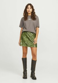 JJXX JXTARA SEQUIN - Minijupe - parrot green