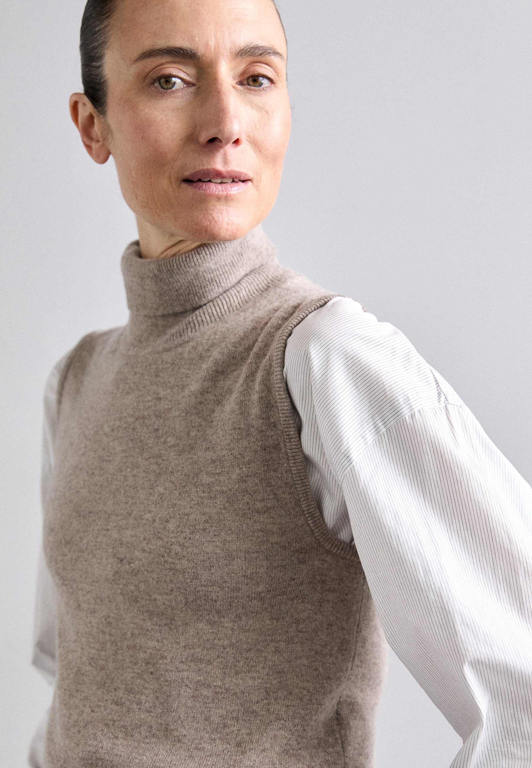 売れ筋商品|||フィリッパコー ニット&セーター レディース アウター TURTLE NECK VEST - Jumper - beige melange Filippa K TURTLE NECK VEST - Jumper - beige melange/beige