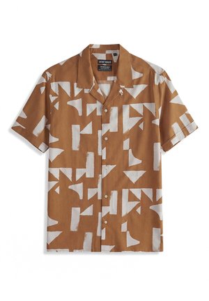 Antony Morato, SHIRT HONOLULU REGULAR STRAIGHT FIT IN  WITH LOGOED  BADGE - Camisa - orange