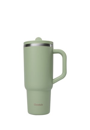 Qwetch, QWETCH TRAVEL CUP ISOTHERME BOUCHON ÉTANCHE UNISEX - Borraccia - vert tilleul