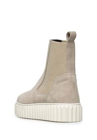 Voile Blanche BETH - Boots à talons - beige