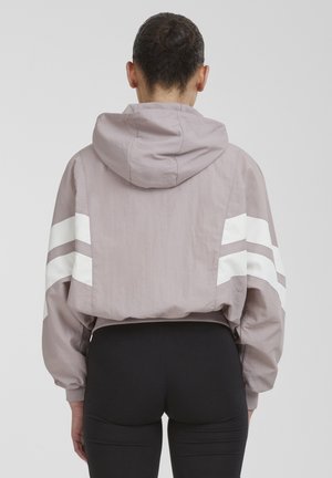 Urban Classics Tréningová bunda - duskrose/whitesand