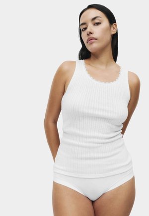 2PK THERMAL POINTELLE - Undertrøjer - white