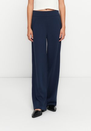 JDYLOUISVILLE CATIA WIDE PANT - Bukse - black iris