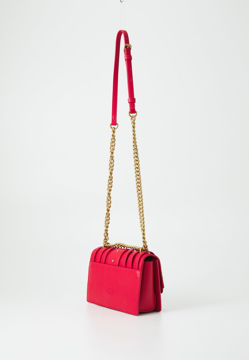 Pinko LOVE ONE MINI LIGHT - Borsa a tracolla - red/rosso