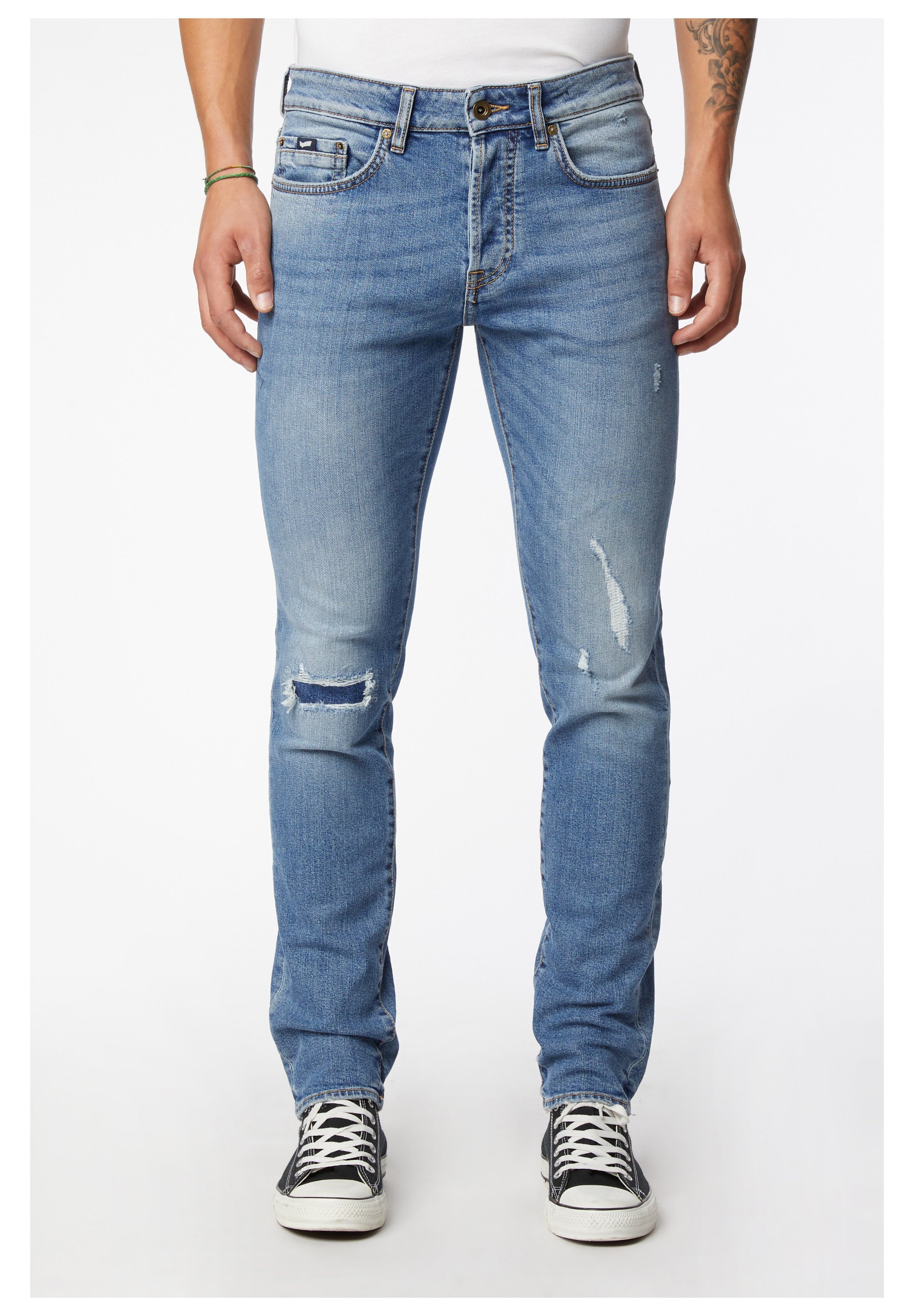 GAS ANDERS - Slim fit jeans - hellblau 