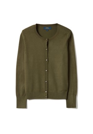 OVS, REGULAR FIT CREW NECK  - Vest - dark green