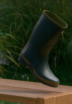 Hunter ORIGINAL MENS GARDENER BOOT - Bottes en caoutchouc - dark olive/clay
