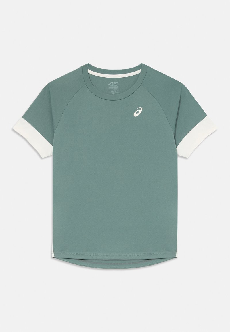 ASICS TENNIS UNISEX - T-shirt de sport - monument blue/cream